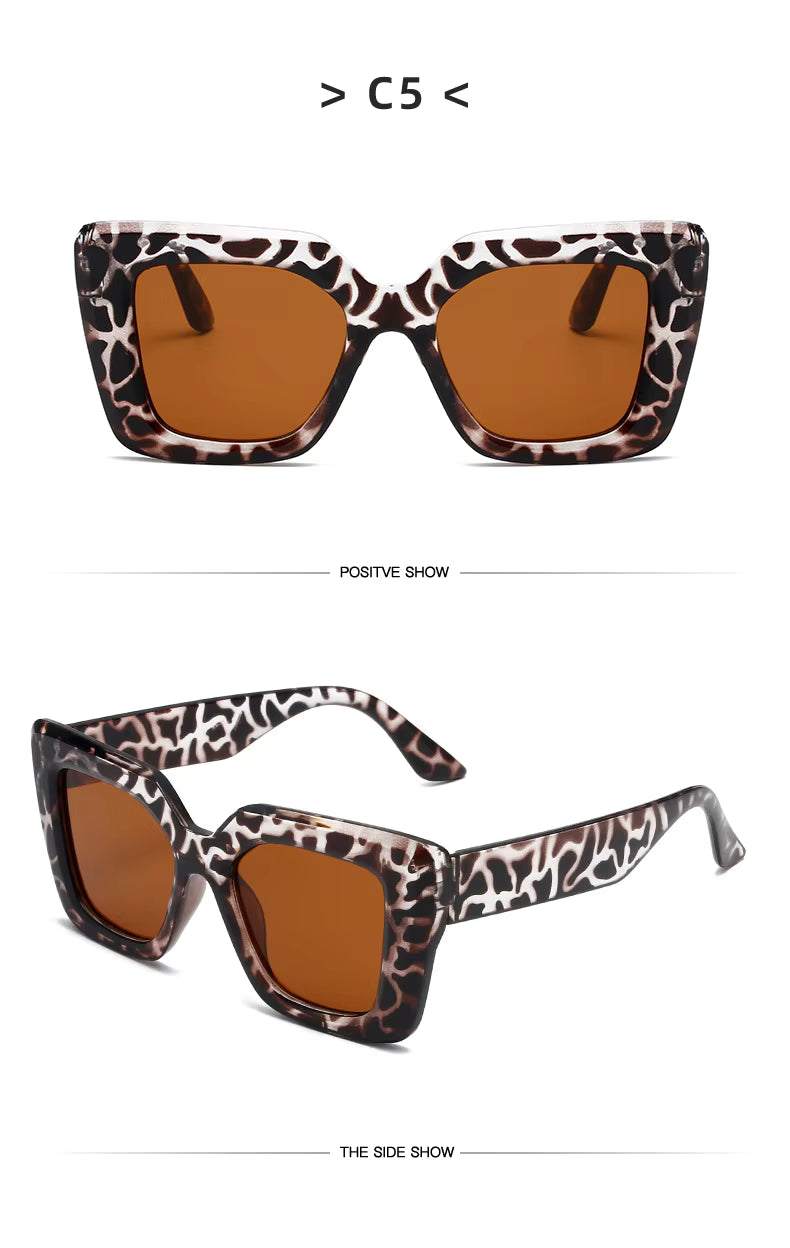 Vintage Sunglasses - Trendy & Designer Unisex Square Frame
