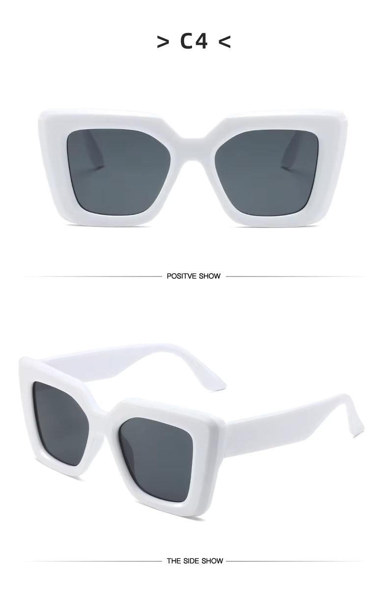 Vintage Sunglasses - Trendy & Designer Unisex Square Frame