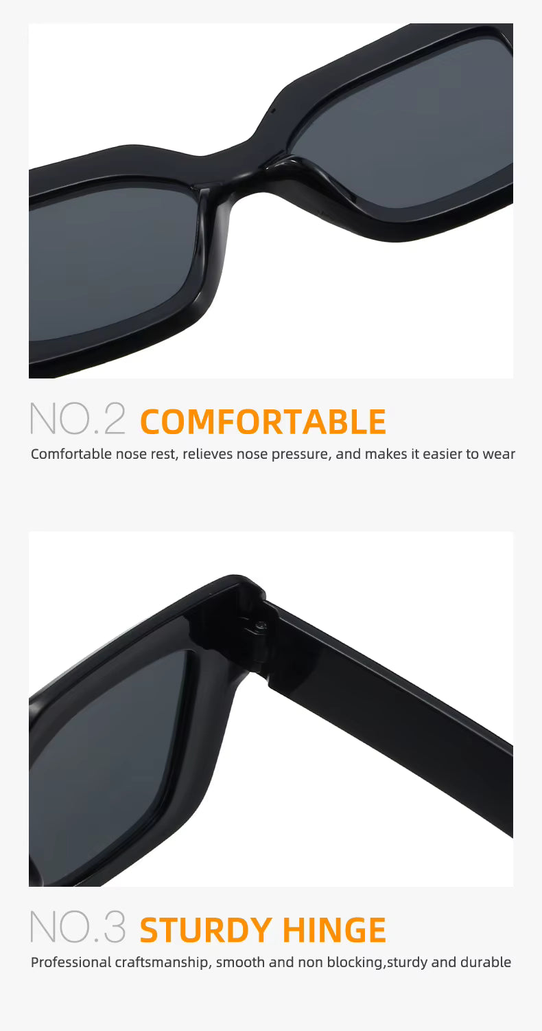 Vintage Sunglasses - Trendy & Designer Unisex Square Frame