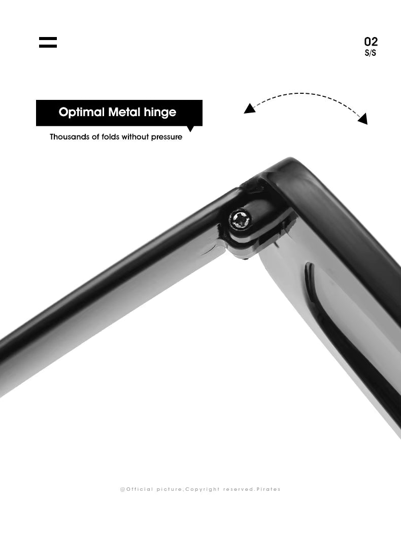 Vintage Square Sunglasses - Retro Style UV400 Unisex