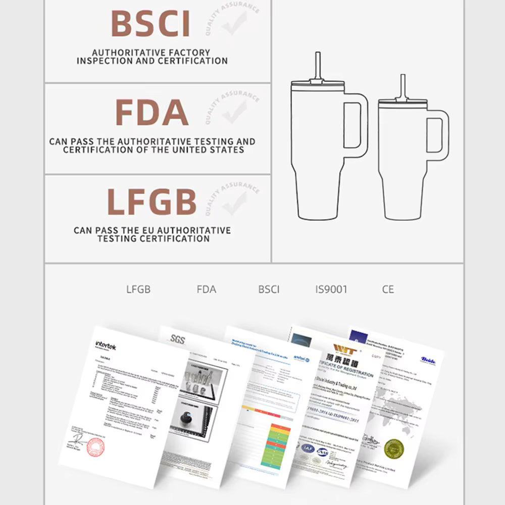 Thermos 40oz Acier Inox - Chaud 6h/Froid 12h - Étanche Sans BPA - Watersy