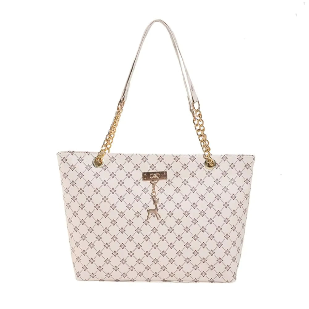 Sac tote femme luxe grand - Shopping imprimé élégant bandoulière