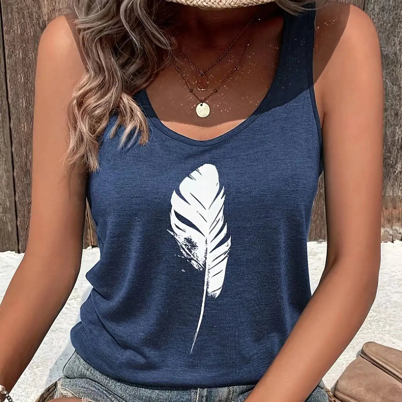 Débardeur Femme Élégant pour l'Été – Imprimés Vibrants & Style Resort – Léger & Confortable - ModeTrendd