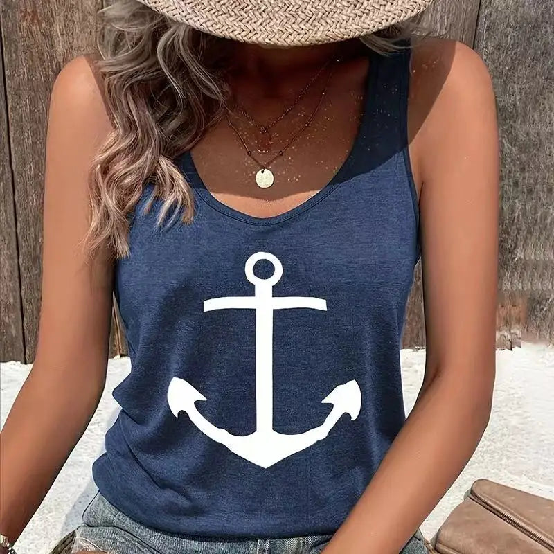 Débardeur Femme Élégant pour l'Été – Imprimés Vibrants & Style Resort – Léger & Confortable - ModeTrendd