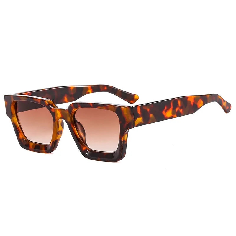🔥 Lunettes Soleil Vintage Carrées – Style Rétro UV400 Unisexe 🔥 - ModeTrendd