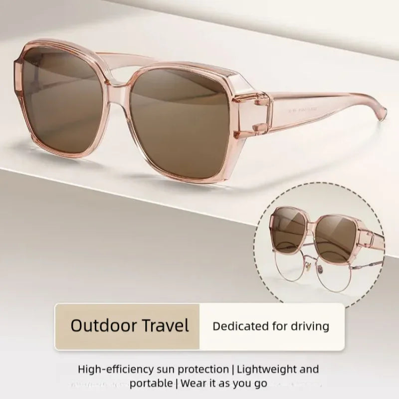 Lunettes de Soleil Sport Vintage – Anti-UV 400 & Surmontables sur Lunettes Correctrices 👓 (Femme/Homme) - ModeTrendd