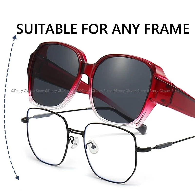 Lunettes de Soleil Sport Vintage – Anti-UV 400 & Surmontables sur Lunettes Correctrices 👓 (Femme/Homme) - ModeTrendd