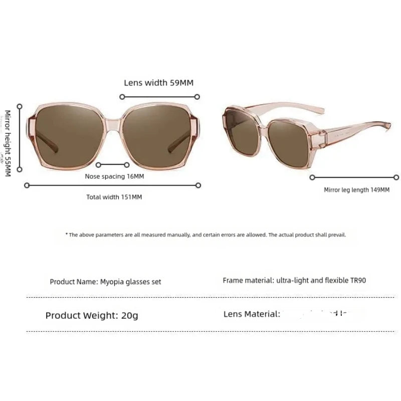 Lunettes de Soleil Sport Vintage – Anti-UV 400 & Surmontables sur Lunettes Correctrices 👓 (Femme/Homme) - ModeTrendd