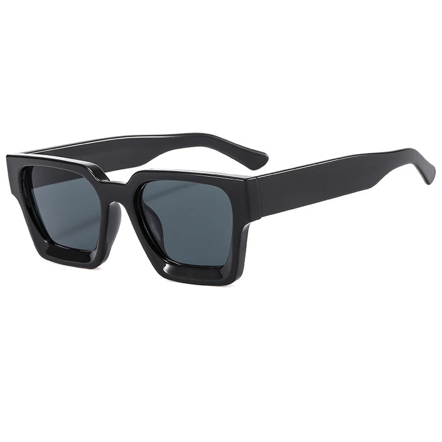 🔥 Lunettes Soleil Vintage Carrées – Style Rétro UV400 Unisexe 🔥 - ModeTrendd