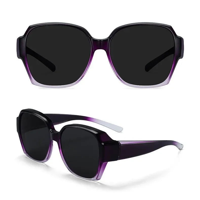 Lunettes de Soleil Sport Vintage – Anti-UV 400 & Surmontables sur Lunettes Correctrices 👓 (Femme/Homme) - ModeTrendd