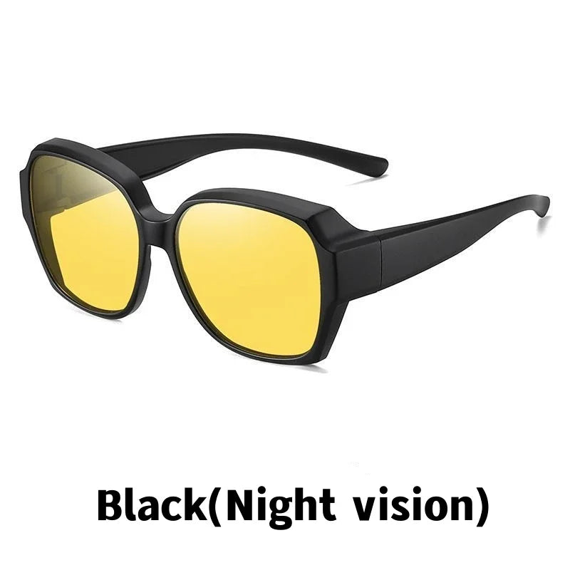 Lunettes de Soleil Sport Vintage – Anti-UV 400 & Surmontables sur Lunettes Correctrices 👓 (Femme/Homme) - ModeTrendd