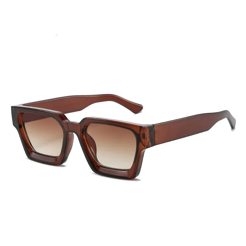 🔥 Lunettes Soleil Vintage Carrées – Style Rétro UV400 Unisexe 🔥 - ModeTrendd